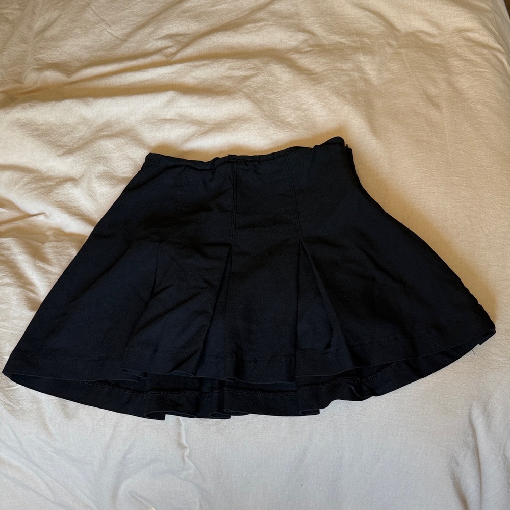 Black Women's Pleaded Skirt
